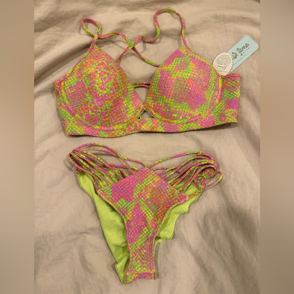 Luli fama top and bottom bathing suit